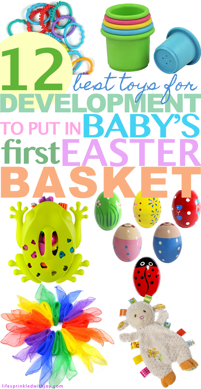 baby easter basket toys for development