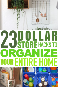 it doesn’t have to cost a ton to keep your home organized—try these amazing tips all from the dollar store! #homeorganization #organizing #homehacks #organization #organizedhome #organizinghacks #organizingideas #diy #diyorganizing #dollarstore #dollarstorehacks #homeideas #decor #cleanandorganized #cheap #inexpensive #quickfix #clutterfree #gettingridofclutter #dollarstorefinds #dollarstoresolutions #homeorganizationideas